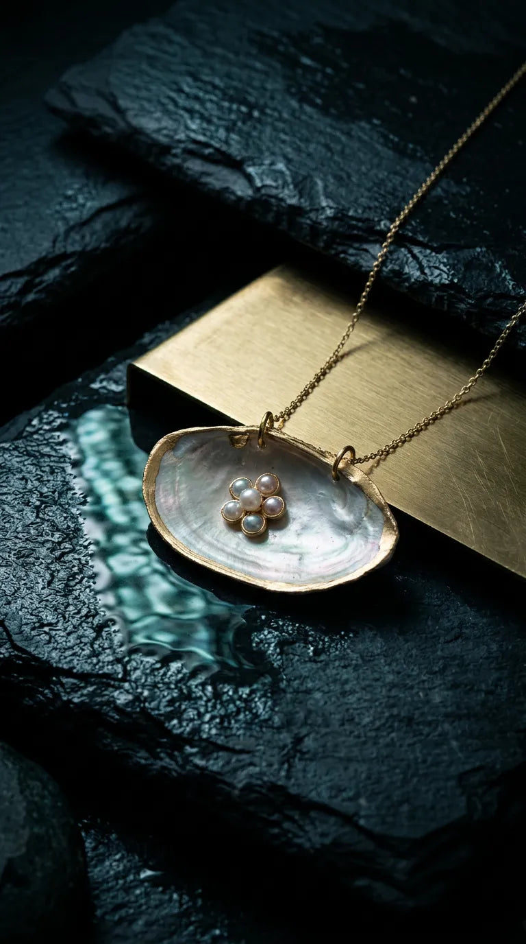 River Pearl Pendant Necklace