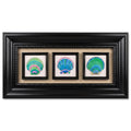 Triple Shell Hand Painted Wall Art