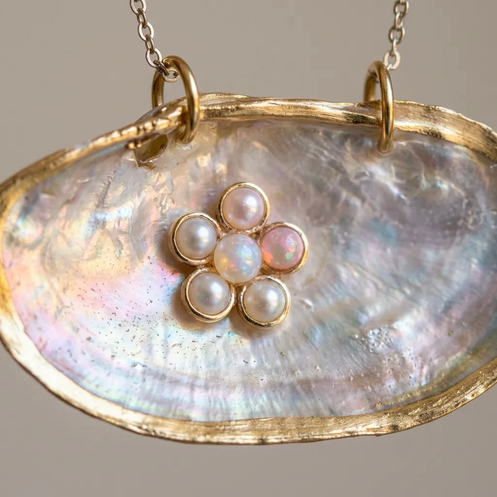 River Pearl Pendant Necklace